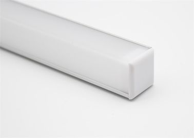 Ringan V Jenis Sudut Gunung Aluminium Profil LED Perumahan 16 * 16mm