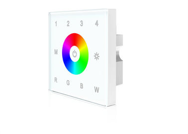PWM LED Light Controller Touch Screen Panel Beralih RGB / RGBW Led Light T3