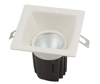 Miring CRI90 AC LED Ceiling Downlight 5W - 12W Untuk Exhibition Hall / Hotel