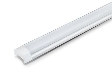 10W - 60W Flat LED Batten Tube Light Kinerja Tinggi untuk Sekolah / Mal Perbelanjaan