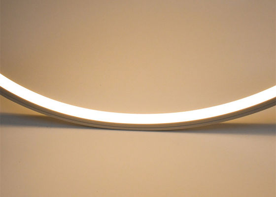 Lampu Strip LED Fleksibel DC24V 3000K Lampu Tabung Neon Silikon Putih Hangat