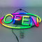 Tahan Air LED Neon Flex Light Magic Color Shop Bar Tanda Terbuka