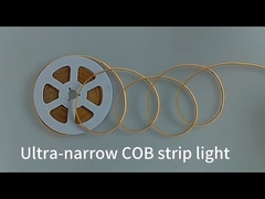 3mm Tali Ultra Sempit Lemari Lemari TV Lampu Belakang LED Strip 400LEDs / M COB Strip