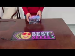 32*128 Mobil Truk Kaca depan Soft Decal Screen Animasi LED Panel Dengan App Remote Control