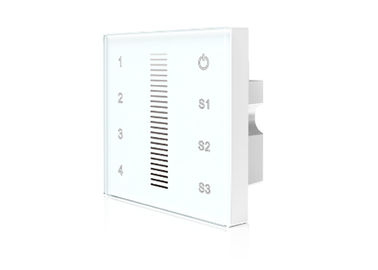 0/1 - 10V 220v Wall Wireless Remote LED Light Dimmer Controller Untuk Kantor / KTV