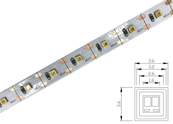 UV Ultraviolet Blacklight LED Strip 270nm 365nm Intensitas Radiasi Tinggi Sterilisasi Germicidal Curing Ungu UV LED Strip