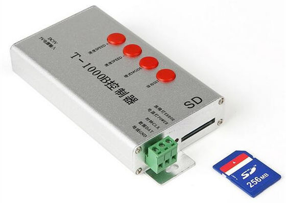 T-1000B Sd Card Led Pixel Controller Programmable SPI Signal Output Dimmer Penuh Warna