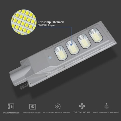 Lampu Jalan Tenaga Surya Terpadu 30w 60w 90w 120w 150w Semua Dalam Satu Lampu Jalan LED Tenaga Surya Luar Ruangan