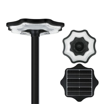 ABS 60w LED Lampu Taman Surya IP67 Untuk Jalan Luar Ruang Jalan Jalan Home Yard