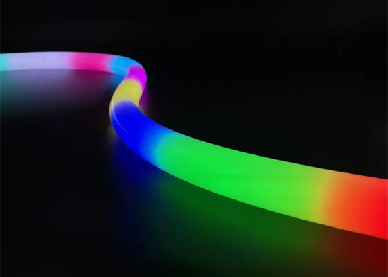 Digital Light Bar Adresable RGB Led Neon 360° Bulat 25mm Magic Color Kontrol eksternal