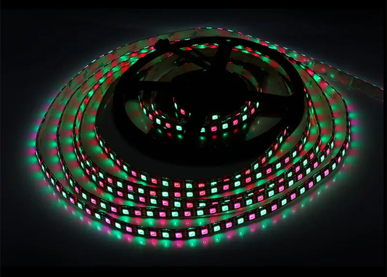 DC12V Digital Dual Signal Line IP20 WS2815 SMD5050 96 led/m l RGB IC Adresable LED Strip
