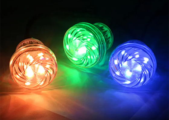 24v RGB WS2811/UCS1903 LED Amusement Light Pixel Light Cabochon LED 60mm 18 Leds
