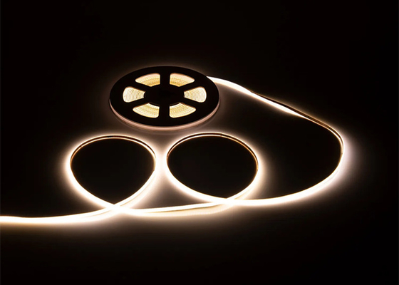 3mm Ultra Narrow COB LED Strip Tali Lemari Lemari TV Lampu Belakang 400LED / M