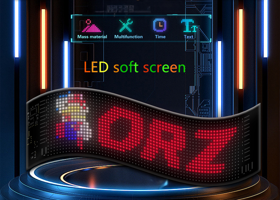 Fleksibel LED Car Panel App Control 16*96 Iklan Layar Belakang