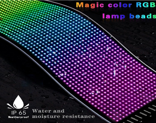 App Control LED Sign Board 20*64 Fleksibel USB Programmable Custom Scrolling Message Car Signs Digital Display