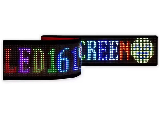 APP Control Fleksibel Led Screen Scrolling Custom Message Text Sign Board LED Display Digital Untuk Mobil
