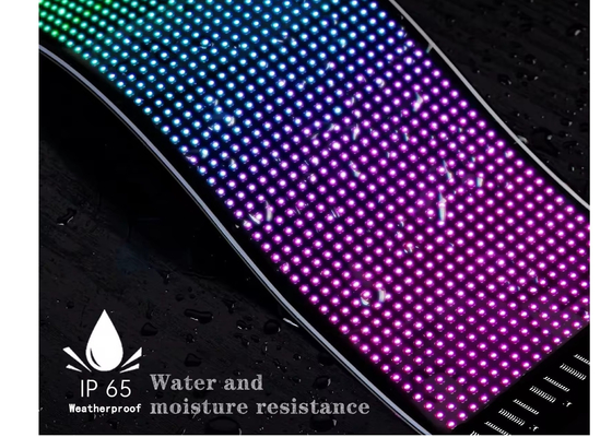 Pixel RGB Led Flexible Display App Bluetooth Car Advertising Screen Mobil Ip65 Waterproof Soft Digital Display Screen