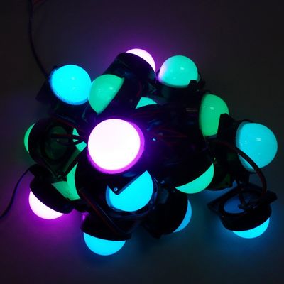 6pcs SMD 5050 LED Pixel Lamp Rgb Pixel Light Strings 50mm / 60mm Dengan Milky Cover