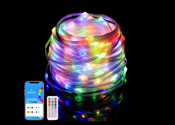 APP Smart String Lampu Waterproof LED Dekorasi Natal Fairy String Lampu USB Smart Remote Control