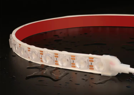 DC 24V 24W 1 led Waterproof Soft Strip White Light LED Lens Wall Washer untuk Pencahayaan Fasad