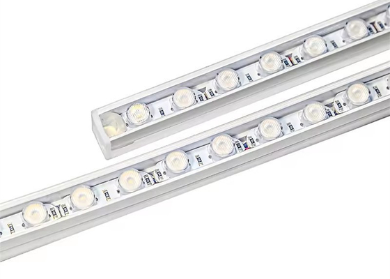 Lensa optik linier LED fleksibel 16*16 MM DC24V IP65 Waterproof Wall Washer Light