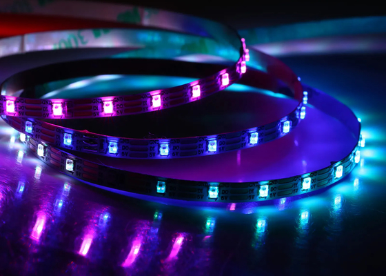 WS2812C 2020 90/120leds Magic Colored Sand Table Lamp Mini 4MM LED Strip Lampu
