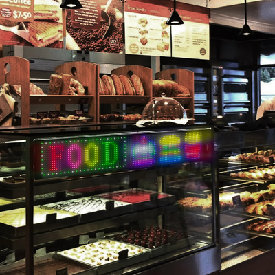 Custom Text Pattern Animation LED Matrix Panel untuk Iklan Promosi Tampilan RGB Warna APP Smart Interior LED Screen