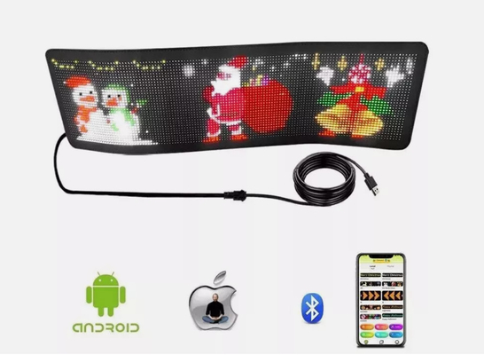 DIY LED Sign Matrix Panel Screen APP Control Untuk Toko Billboard Bar Mobil NEW Size 1696 Plus