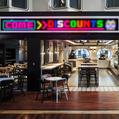DIY LED Sign Matrix Panel Screen APP Control Untuk Toko Billboard Bar Mobil NEW Size 1696 Plus