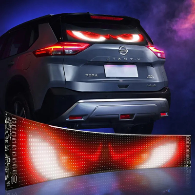 5VDC USB/2A Lampu depan Red Devil Eye Truck Kaca depan LED Sign Demon Eye Led Lampu depan Untuk Sepeda Motor