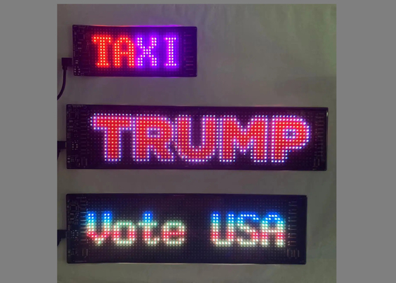 DIY Led Taxi Window Display Led Screen Untuk Iklan Mobil Desain yang dapat disesuaikan Untuk JDM,Iklan Mobil