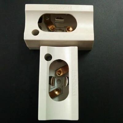 Tempat Lampu Neon Linear S14s S14d, Dudukan Lampu Neon, Bohlam Pijar, Soket Lampu LED