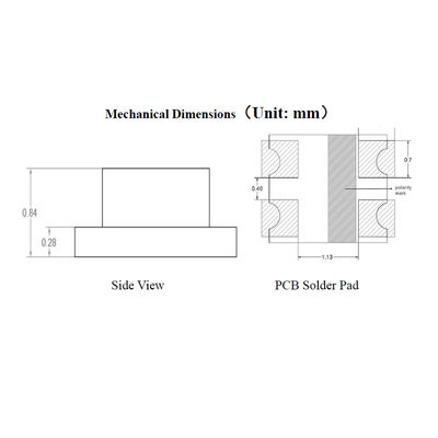 WS2812C Intelligent Control LED Integrated Light Source dengan sudut pandang 180 derajat