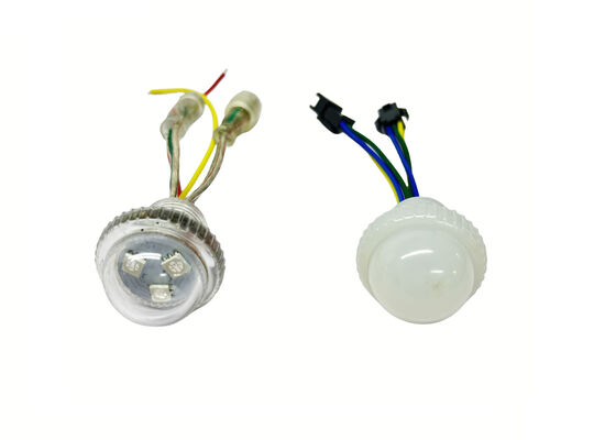 Lampu Pixel LED UCS1903/WS2811 26mm Tahan Air DC12v Kontrol Cerdas RGBIC Multi Warna Pencahayaan Dekoratif Taman Hiburan