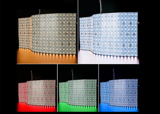 24V SMD 2835 Ultra-Tipis Putih LED Lighting Sheet Industri Fleksibel Waterproof Cuttable Flex Backlighting Panel