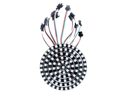 Cincin LED Lingkaran Pixel IC WS2812 SK6812 RGB Warna Penuh Digital DC5V