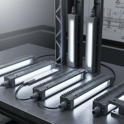 Lampu Penerangan LED Aluminium IP65 Dirancang untuk Aplikasi Industri Menampilkan Sumber Cahaya LED dan Rumah yang Kuat