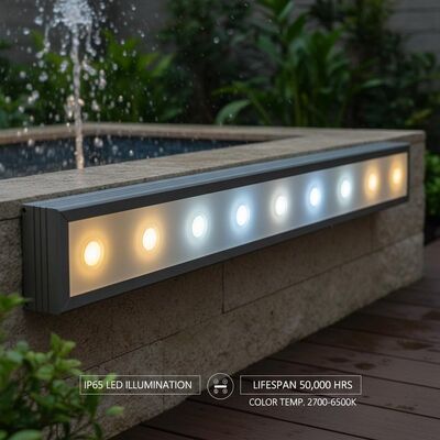 Lampu Penerangan LED IP65 Menampilkan Masa Pakai 50 Ribu Jam dan Rentang Suhu Warna Luas 2700 hingga 6500K Cocok untuk Luar Ruangan