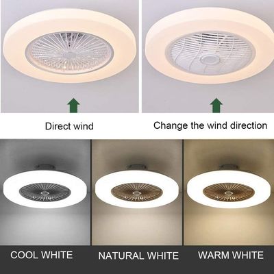 Remote Control / Kontrol Aplikasi Kipas Langit-langit 40W Dengan Lampu LED Untuk Ruang Tamu Dan Kamar Tidur